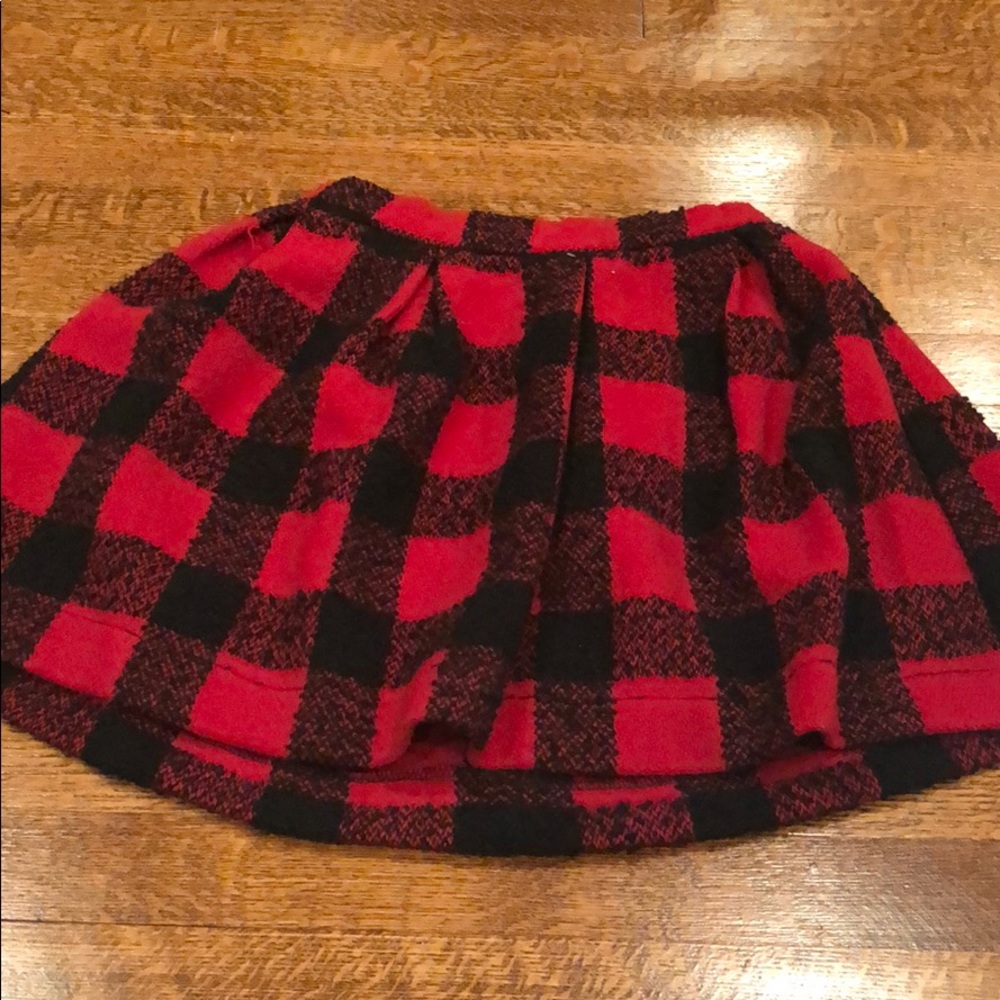 Honey Punch Flannel Skirt